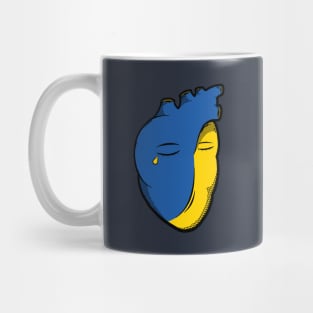 Ukraine's Broken Heart Mug